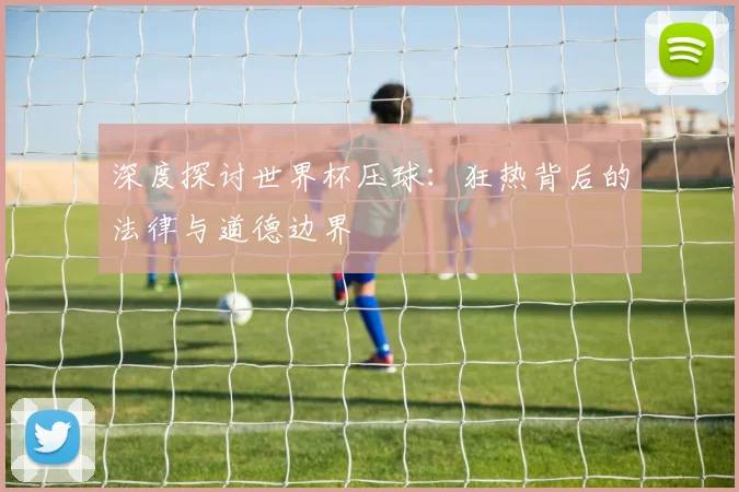 深度探讨世界杯压球：狂热背后的法律与道德边界